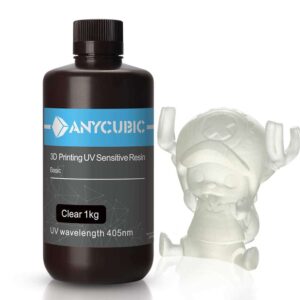 Anycubic clear resin color example