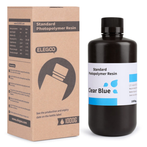elegoo standard clear blue box example