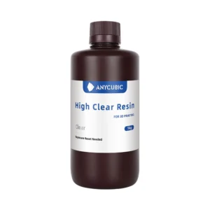 Anycubic high clear resin bottle example