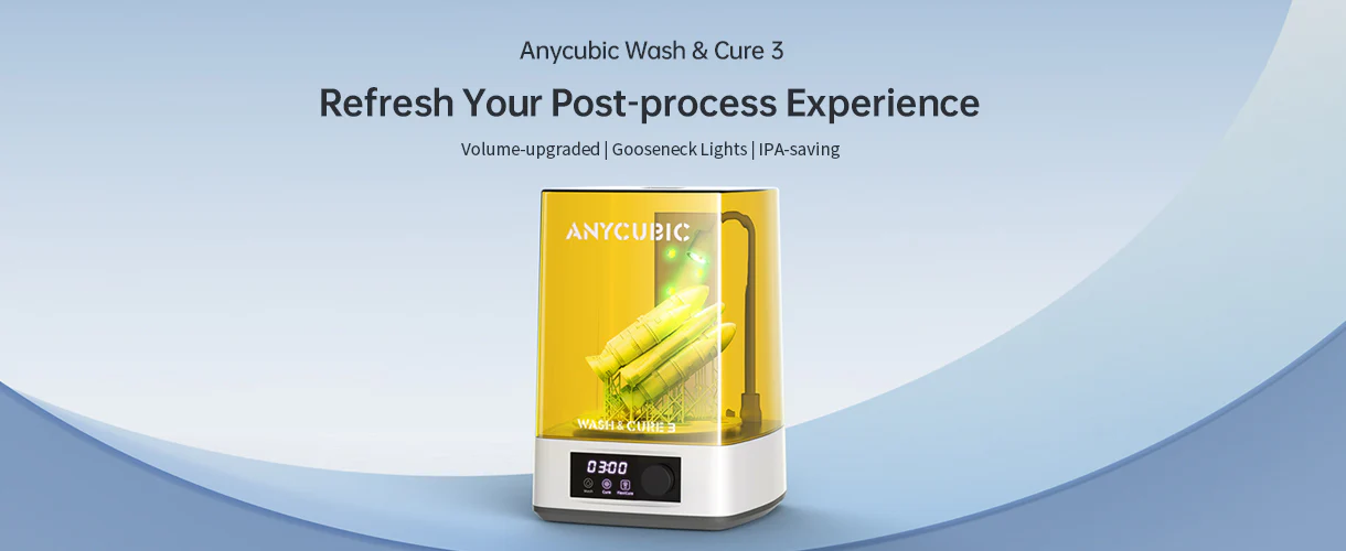 anycubic wash and cure 3 in production mockup